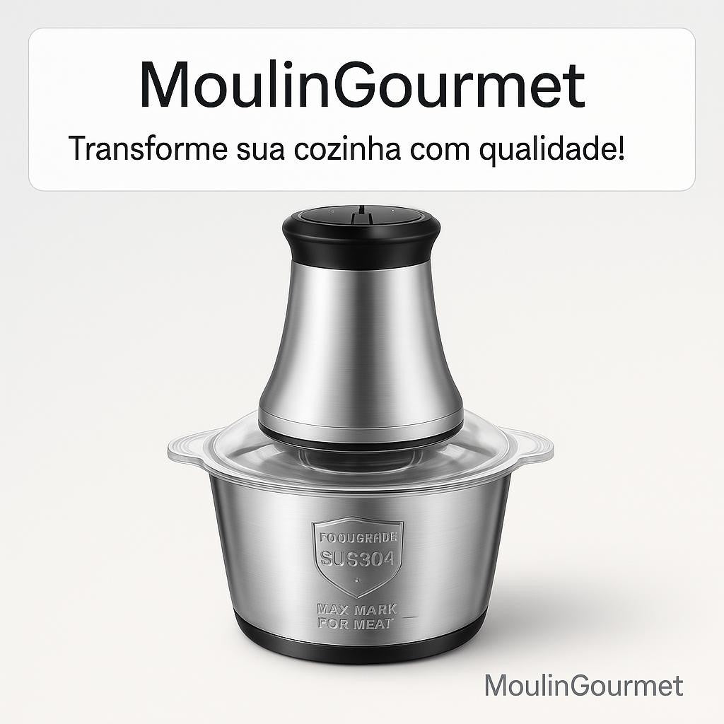 Moedor Elétrico de Carne 2 Litros Rápido e Prático